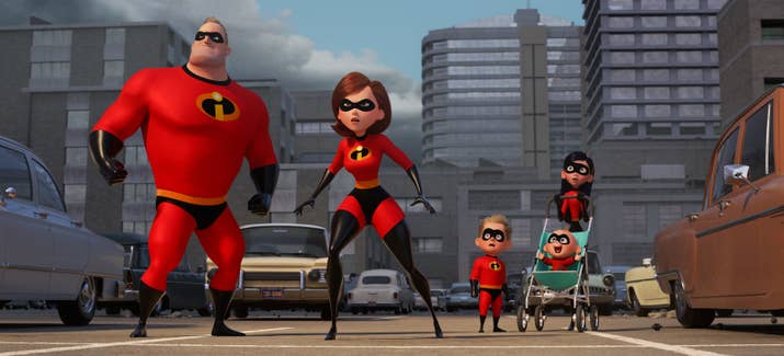 In the sequel to the 2004 Pixar hit, Helen (Holly Hunter) is off saving the world while Bob (Craig T. Nelson) is navigating life at home — and Jack-Jack's unpredictable, still-forming superpowers. When a new villain emerges with a devious plan, it'll take every member of the family — plus Frozone (Samuel L. Jackson) — to save the day.
