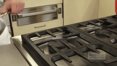 This lets the chicken and pan heat up together allowing enough time for the fat to render out as the meat cooks (just remember to pierce the skin a few times before cooking it). See how to do it here.