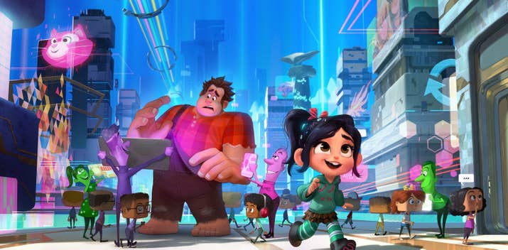 In the sequel to the 2012 movie Wreck-It Ralph, our misunderstood hero Ralph (John C. Reilly) ventures into the thrilling world of the internet to help his friend and fellow misfit, Vanellope von Schweetz (Sarah Silverman) save her own video game. The two rely on the citizens of the internet — the netizens — to help navigate their way, including a website entrepreneur named Yesss (Taraji P. Henson), the leader of the trend-making site BuzzzTube.