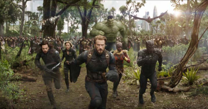 Described by Disney as "an unprecedented cinematic journey ten years in the making and spanning the entire Marvel Cinematic Universe," Infinity War will follow the Avengers in an attempt to defeat the villain Thanos before he literally destroys the entire universe. Ready the tissues, this is gonna be rough.