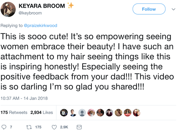 Others felt empowered to embrace their own beauty.
