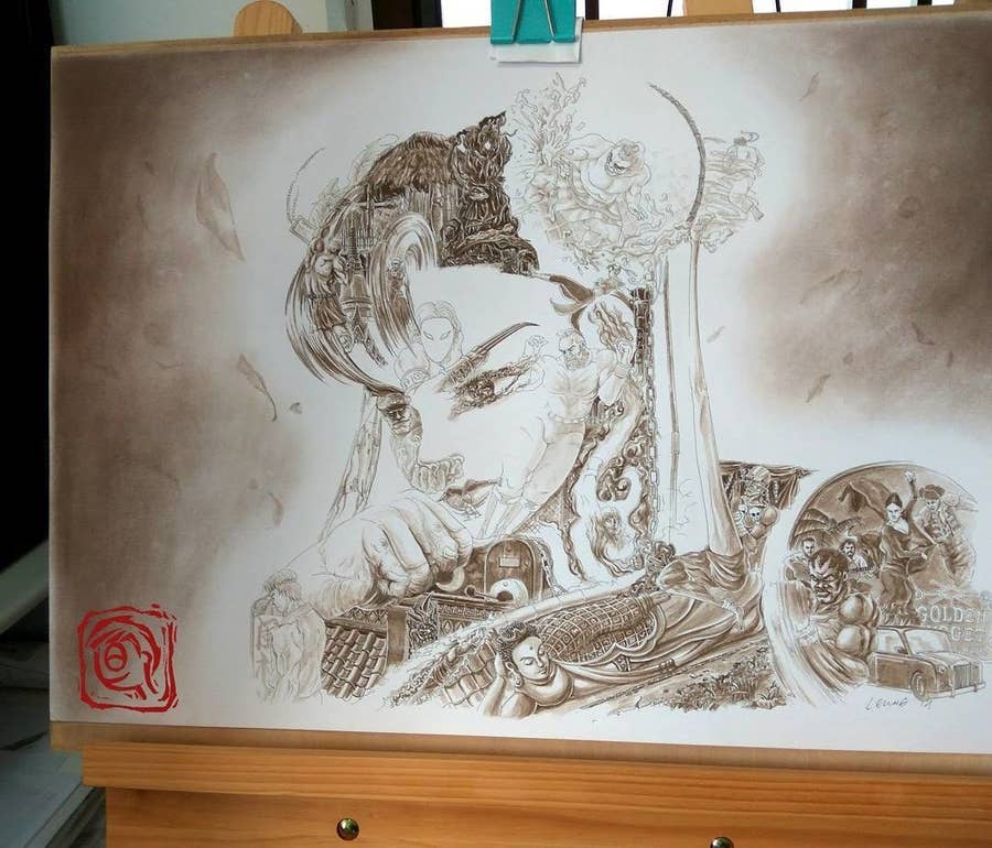 スターウォーズ や ドラゴンボール の手描きアートが素晴らしすぎる
