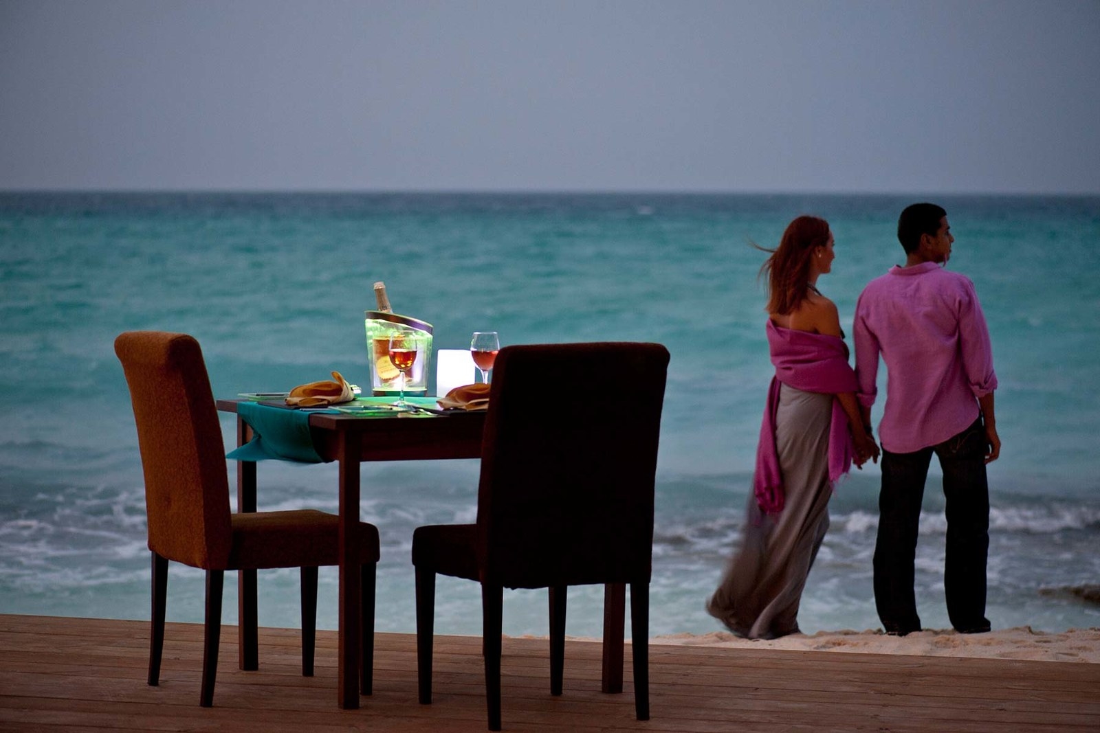 Your partner will love a surprise dinner, especially if it is one on the beach lit by lamps or with the soft glow of candlelight. Many resorts such as Kuramathi Maldives do offer such romantic dining well worth experiencing.