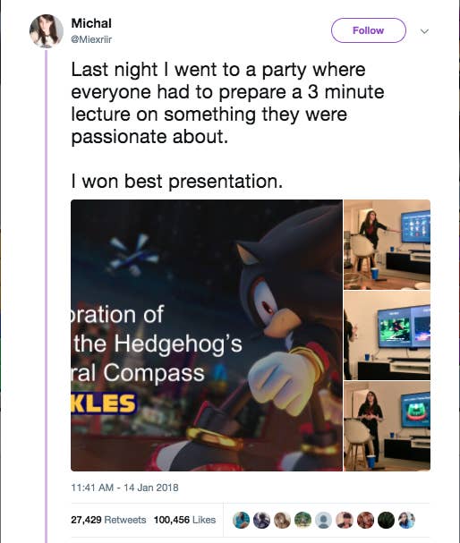 People Are Loving These Photos From A Party Where Every Guest Has To Do A  3-Minute PowerPoint Presentation