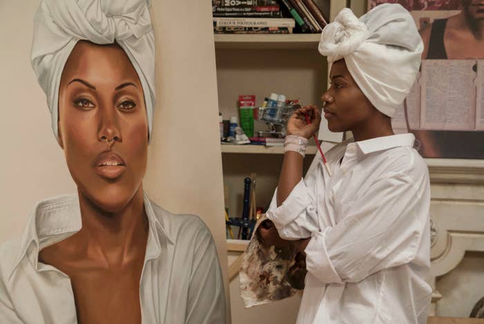 This Is The Woman Who Really Created Those Paintings In She S