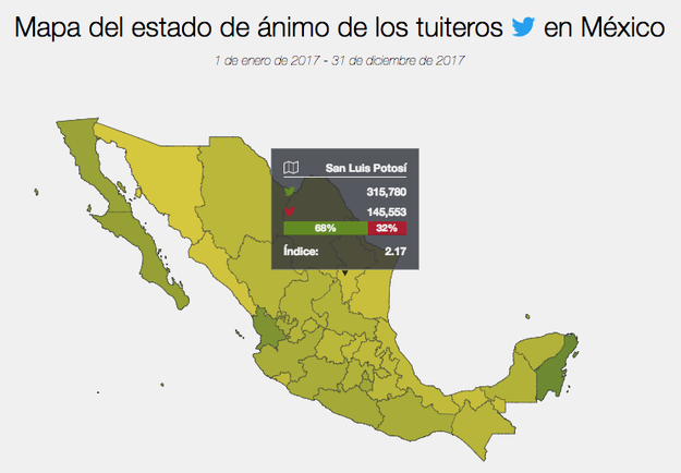 El ánimo positivo es de 68% en San Luis Potosí, sexto lugar en aumento de homicidios.