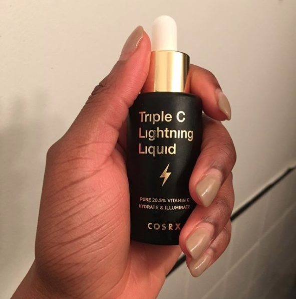 COSRX Triple C Lightning Liquid is packed with Vitamin C, which is great for treating hyperpigmentation.