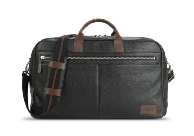 The exclusive Bayside Leather Duffel is crafted for the elite and discrete urban-luxe lifestyle. Crafted of sumptuous pebbled leather with elegant metal hardware and a sophisticated dark camo lining, these suave styles will take you from early morning meetings to post-work drinks.