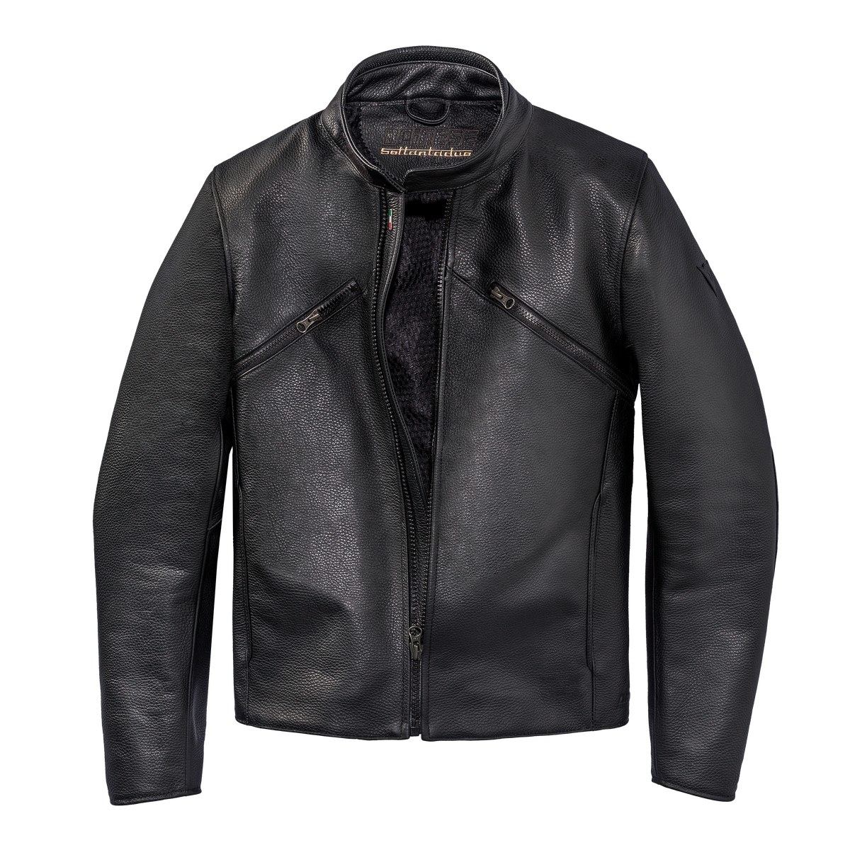 The Prima 72 has ingenious design with chest pockets that conceal perforated leather inserts, plus an advanced technical lining for effective ventilation in even the hottest weather. Nature grain leather adds a unique timeless feel. Additionally the Pro-Armor protection keeps you safe and comfortable on even the longest trips.
