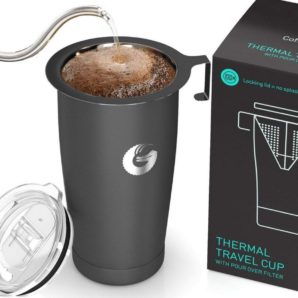 S/m Coffee Travel Mug, Unspillable Coffee Mug, Heated Coffee Mug 