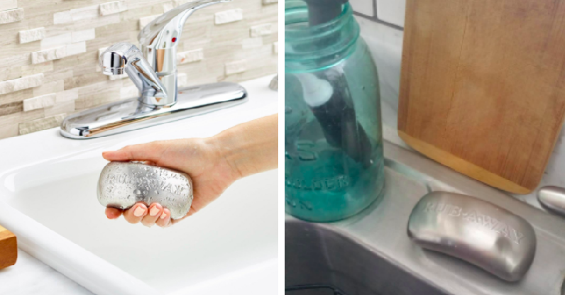 Rid Your Hands of Lingering Food Odor With This Stainless Steel Soap Bar