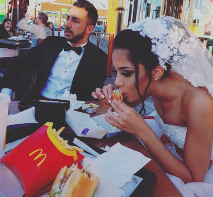 McDonald's does weddings.