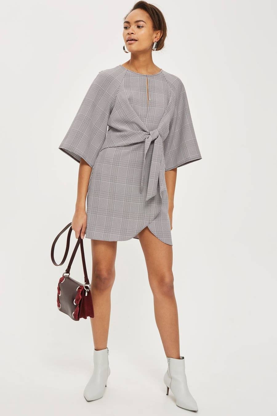 pink mini dress linen Astra Linen Mini Dress Prima Rosa