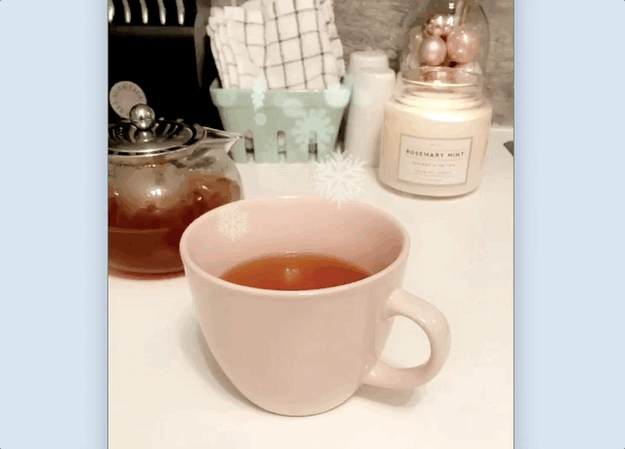 This tea is is my winter-themed Pinterest board come to life.