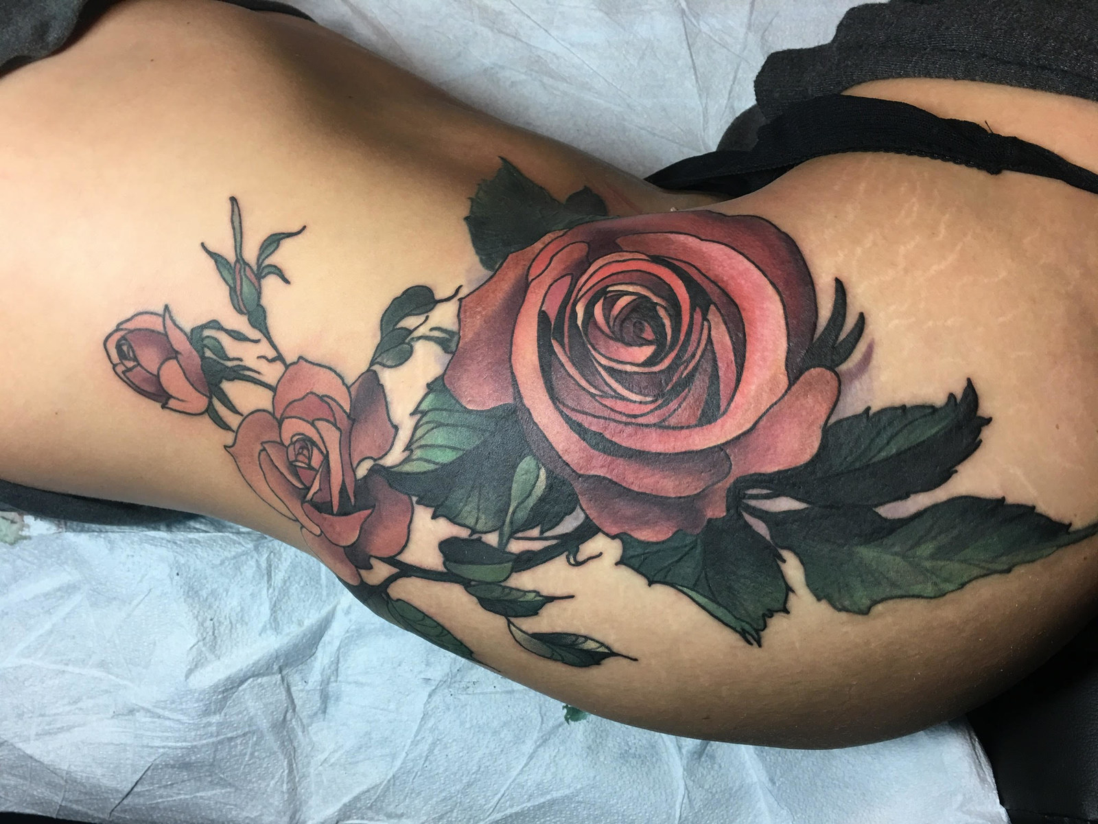 rose cluster Michael Freeman Rosas Tattoo Oddball Portland… | Flickr