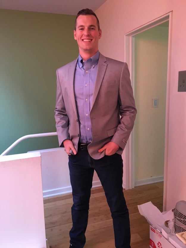 Maybe you nailed it by putting together an outfit that really made you feel like you were dressing for the job you want, not the job you have.