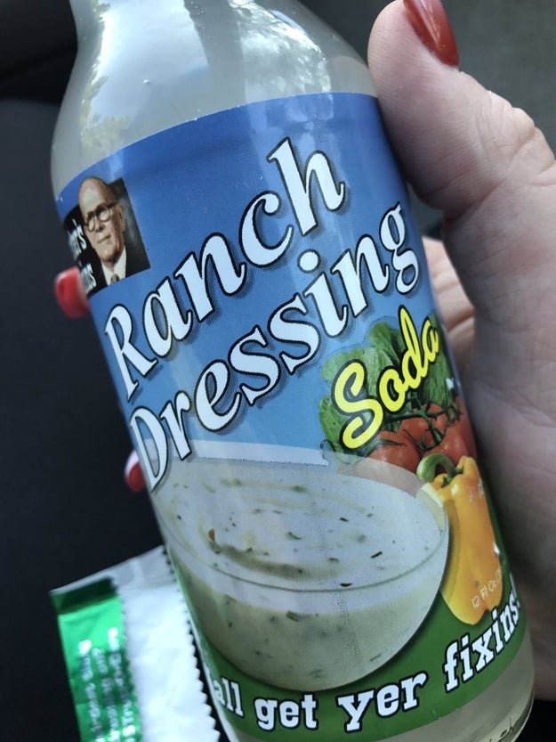 And you know in your heart you'd definitely try ranch soda:
