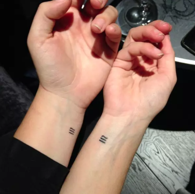Maybe you and your best friend or family member decided to get matching tattoos that were small and painless.