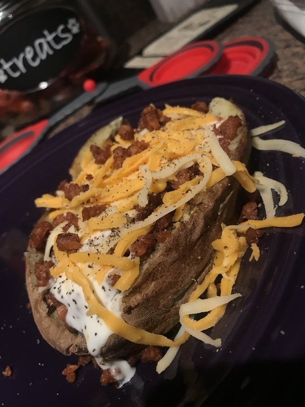 Putting ranch on your potatoes: