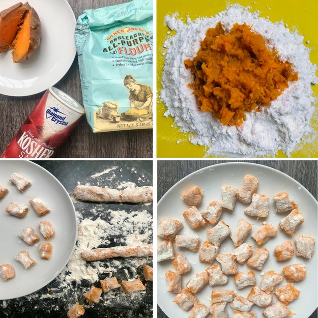 Hack #1: Make better-for-you gnocchi using just two ingredients.