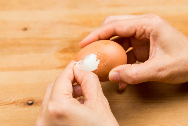 THE FAIL: Despite what many people say, adding baking soda to water did not make peeling hard-boiled eggs any easier.