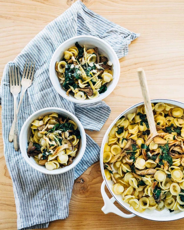 Brown Butter Mushroom Orecchiette