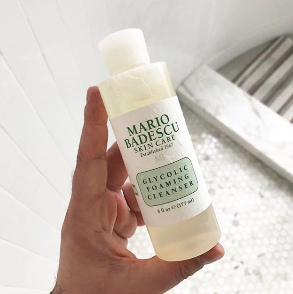 Mario Badescu Glycolic Foaming Cleanser is an exfoliative wash that helps to shed hyperpigmented skin.