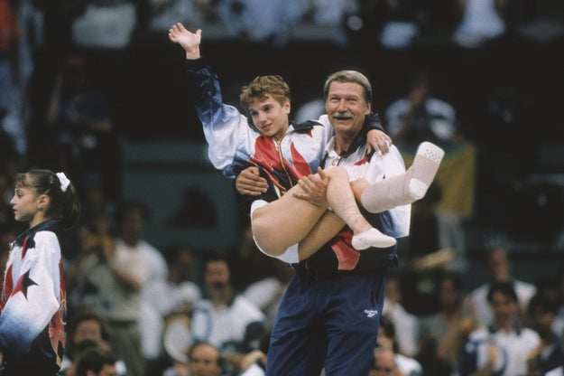 Bela became internationally known when he carried injured gymnast Kerri Strug off the mat in the 1996 Olympics right after her legendary vault that won the USA the gold medal.