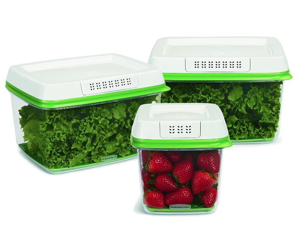 Store your fresh produce in special containers designed to keep them fresh longer.