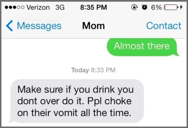 This mom's sound advice: