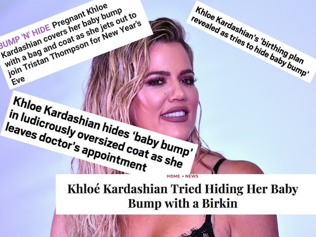 There was also an increase in the photos of Kourtney during her pregnancies, and before Khloé confirmed that she's also expecting, there were multiple sets of paparazzi photos "analysing" her body and dissecting the props she used to "hide" her bump.