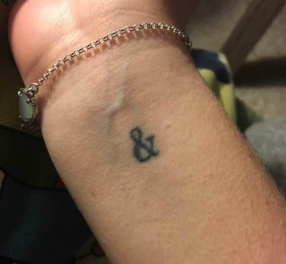 ampersand tattoo