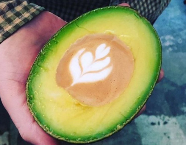 Avocado latte