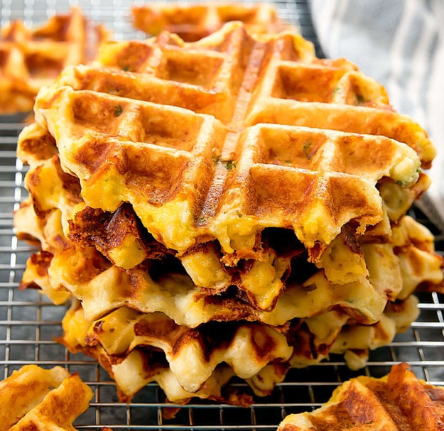 Have eggs and flour? Make leftover mashed potato waffles.