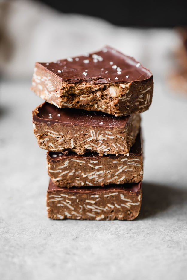 Sea Salt Cashew Butter Chocolate Protein Bars