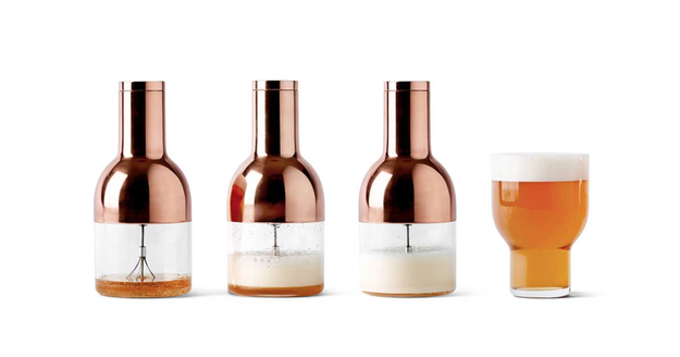 This Danish beer foamer to release your drink's natural aromas in style.
