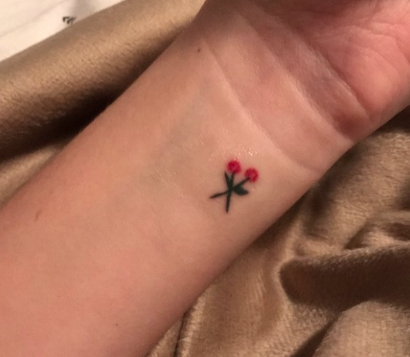 bouquet tattoo