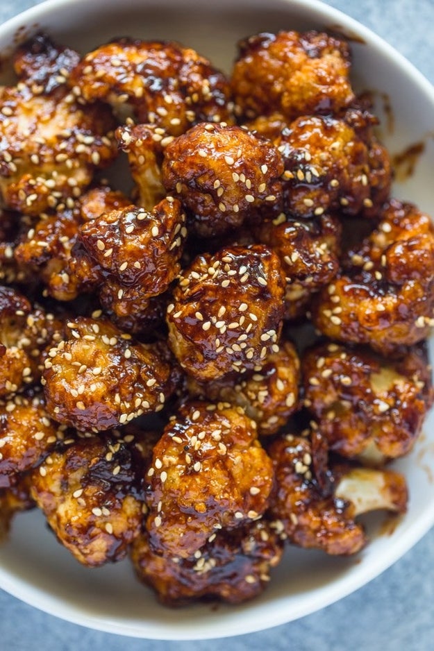 Sesame Cauliflower Bites