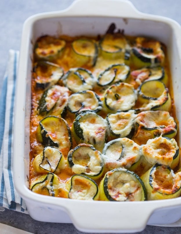Zucchini Lasagna Roll Ups