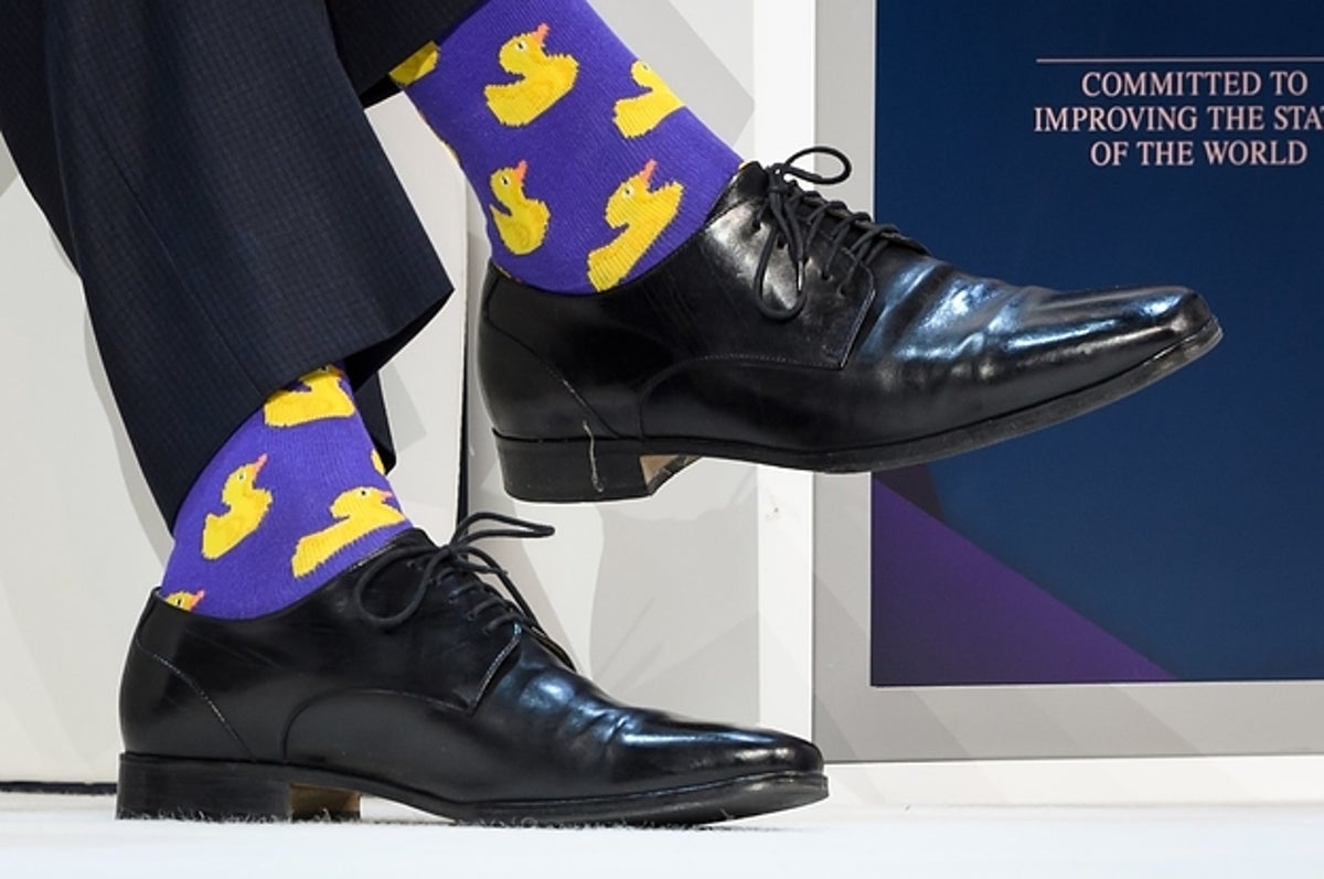 Justin Trudeau Wore Rubber Ducky Socks And People Have Some Strong Feelings  About It