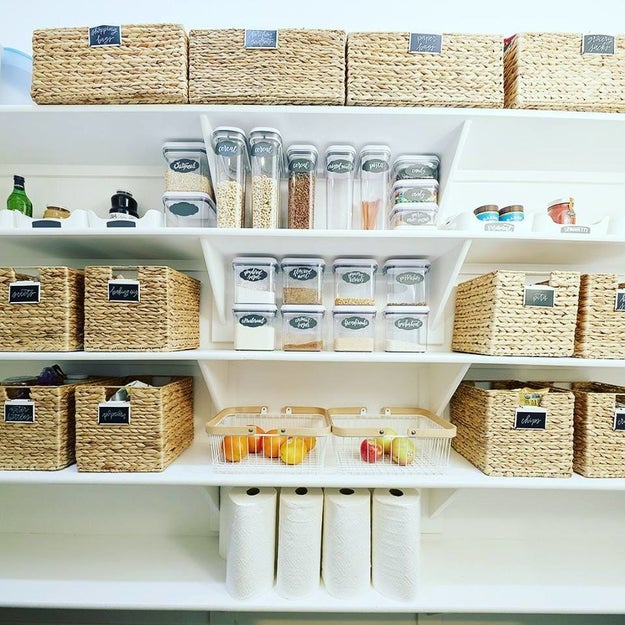 Pantry Organization, Baskets Make A Huge Difference : r/OrganizationPorn