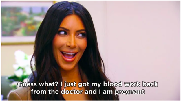 She hasn't actually confirmed the pregnancy.