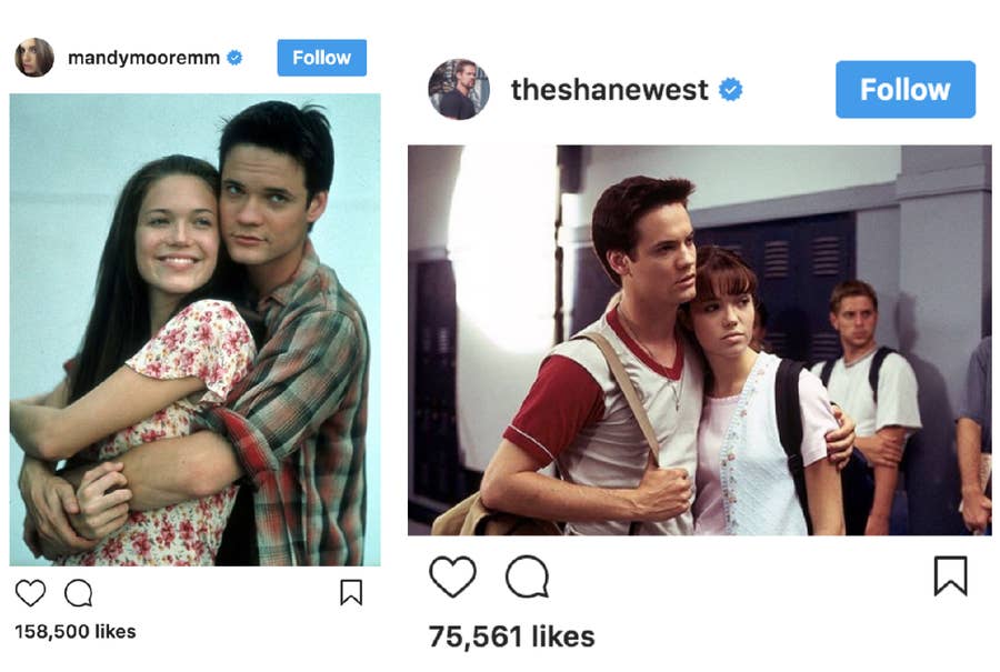 Mandy Moore Estaba Enamorada De Shane West En A Walk To Remember Y Su Instagram Prueba Que El La Amaba A Ella Tambien