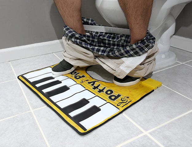 A little piano to jam out with while sitting on the toilet.