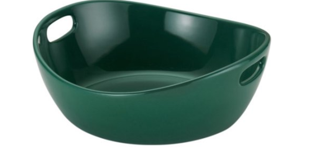 A 10-inch stoneware bowl by Rachel Ray that's oven safe up to 350°F.