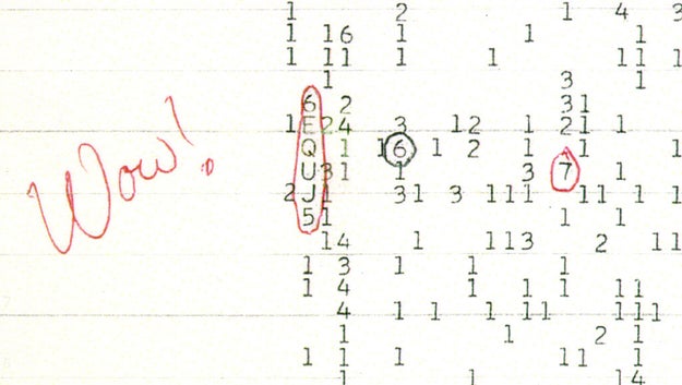 The "Wow!" signal: