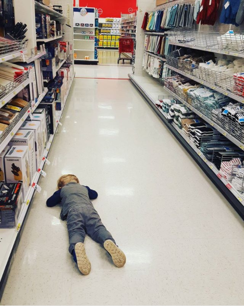 You might've rolled your eyes at the mom struggling through a Target toddler tantrum.