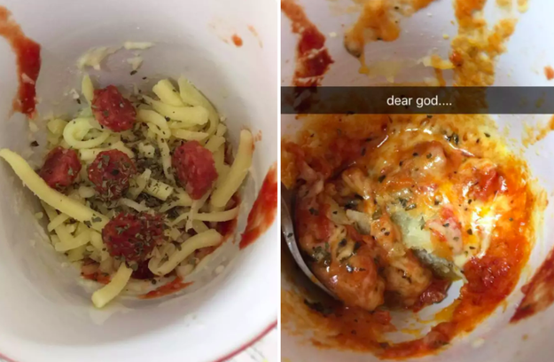 THE HACK: Making a pizza in the microwave sounds MUCH better than it really is.