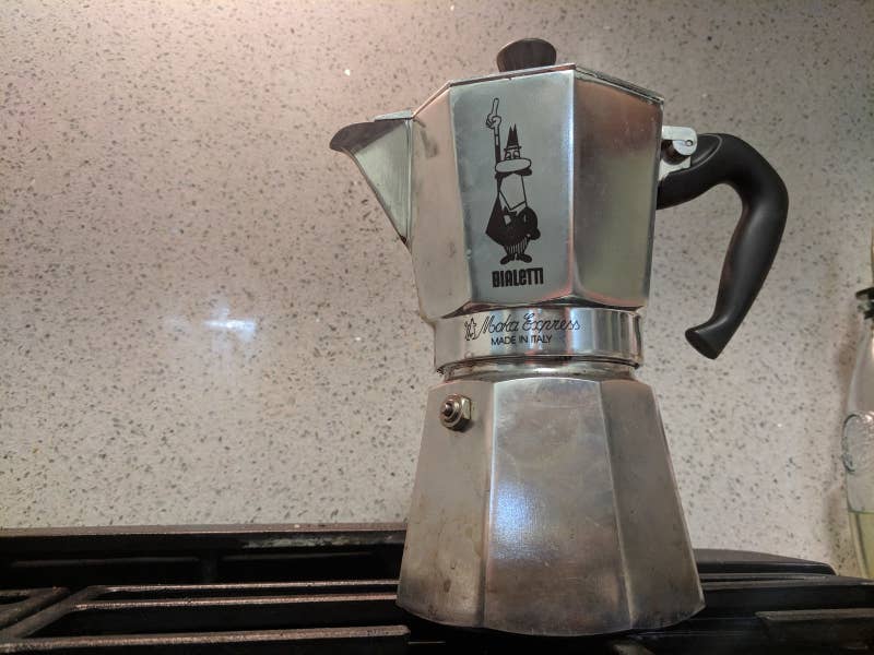When I got into the rhythm of cold-brewing coffee in a French press every night before bed, I thought I was set for life. But then I lost the habit, until I found a thrift store moka pot for five dollars. They had always looked outdated (using a stove for coffee?) from a distance, but it turned out to be insanely simple to use. This little piece of metal puts out the quality of a really expensive pump espresso machine and makes something that's hot (but easily iced), rich, smooth, and powerful. I haven't skipped a day since I bought it. âMax BrawerGet it from Amazon for $26.36.
