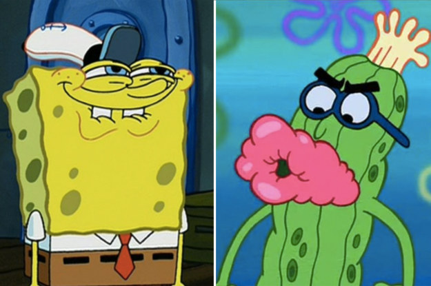spongebob kevin swollen lips